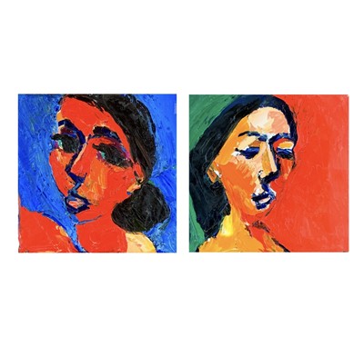 Lot 121 - John BARNICOAT (1924-2013) Woman's Heads Two...