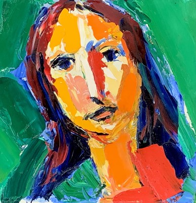 Lot 96 - John BARNICOAT (1924-2013) Head, 1994 Oil on...