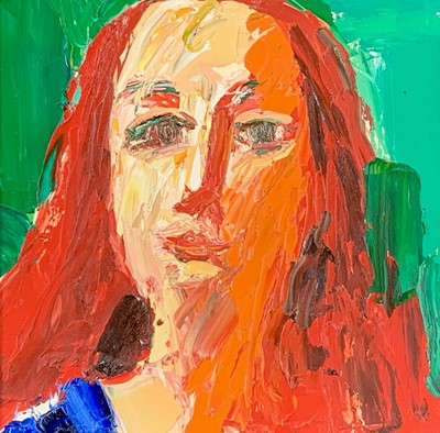 Lot 76 - John BARNICOAT (1924-2013) Woman's Head Oil on...