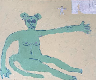 Lot 182 - David PEARCE (1963) Untitled Oil on canvas...