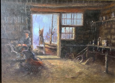 Lot 989 - English School, 20th Century The Boat...