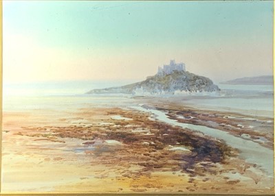 Lot 977 - John SHAPLAND (1865-1929) Low Tide, St....