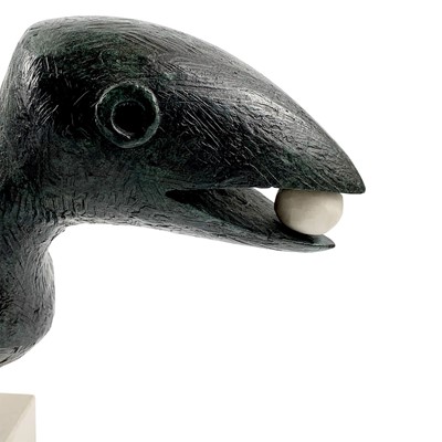 Lot 43 - Breon O'CASEY (1928-2011) Crow II, 2004 Bronze...