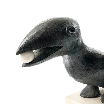 Lot 43 - Breon O'CASEY (1928-2011) Crow II, 2004 Bronze...