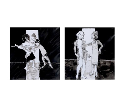 Lot 97 - John BARNICOAT (1924-2013) Two Women Two works...