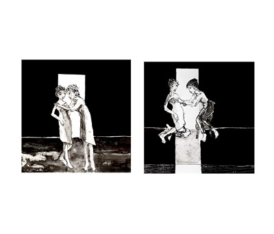 Lot 90 - John BARNICOAT (1924-2013) Two Women Two works...