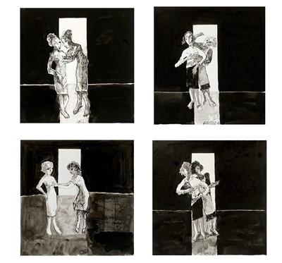 Lot 111 - John BARNICOAT (1924-2013) Two Women, circa...