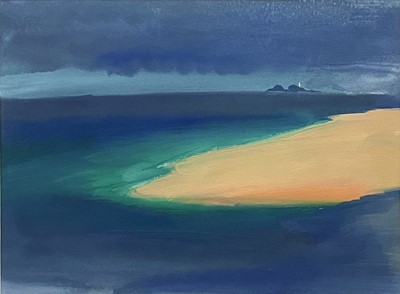Lot 263 - John MILLER (1931-2002) Godrevy Lighthouse...