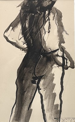 Lot 63 - Nan FRANKEL (XX-XXI) Nude Figure Ink and was...