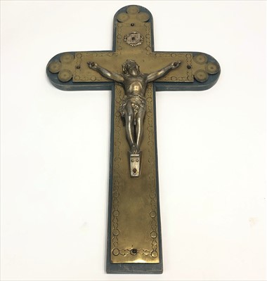 Lot 260 - An early 20th century brass and spelter...
