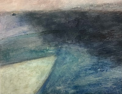 Lot 518 - Kate SMITH (1947) Seascape Mixed media...