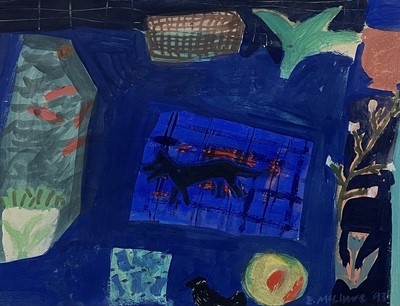 Lot 31 - Emma MCCLURE (1962) Summertime Shadows Gouache...