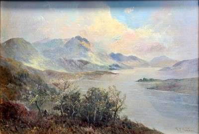 Lot 965 - Frank JAMESON (1899-1968) Lake and Mountain...