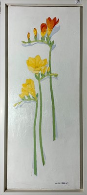 Lot 996 - Sasha HARDING (b.1949) Flower Stalks Oil on...