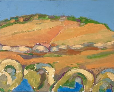 Lot 136 - Jim WHITLOCK (1944) Hot Hillside Menorca Oil...