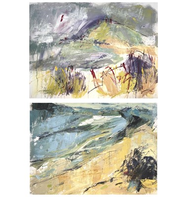Lot 200 - Ges WILSON (1954) Abstract Acrylic on paper...