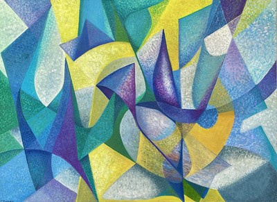 Lot 175 - Joyce TURNER (1920-2020) Soft Blue Abstract...