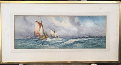 Lot 1100a - J. HILL (19th Century) Heading Home...