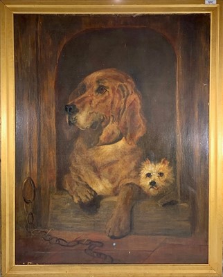 Lot 1097 - After Edwin Landseer Dignity and Impudence Oil...