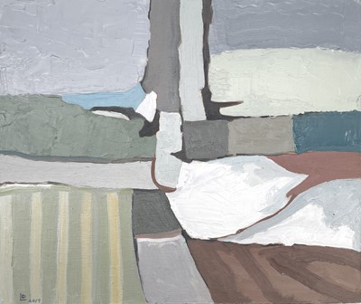 Lot 24 - Leon DAVIES (1947) Penwith Headland Oil on...