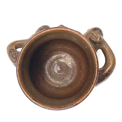 Lot 836 - Alan Brough, A studio pottery mug or vessel,...