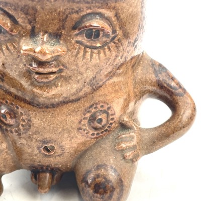 Lot 836 - Alan Brough, A studio pottery mug or vessel,...