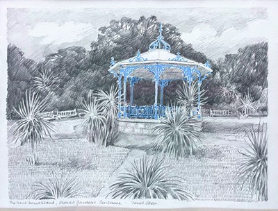 Lot 147 - Janet SKEA (1947) The Blue Bandstand, Morrab...