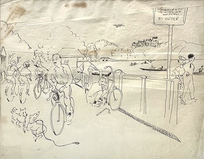 Lot 242 - Alethea GARSTIN (1894-1978) A View of Durham...