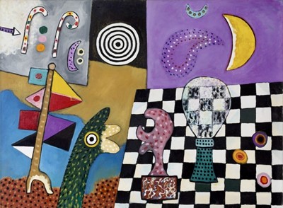Lot 180 - Alan DAVIE (1920-2014) Magic Lamp, No. 24,...