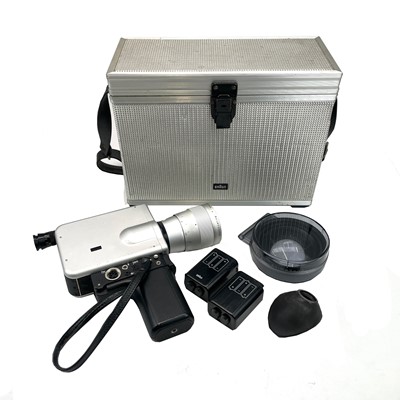 Lot 110 - A Braun Nizo 801 Macro super 8 cine camera...