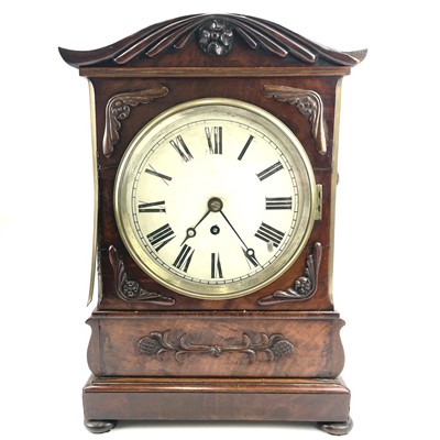 Lot 1724 - A William IV mahogany bracket clock.