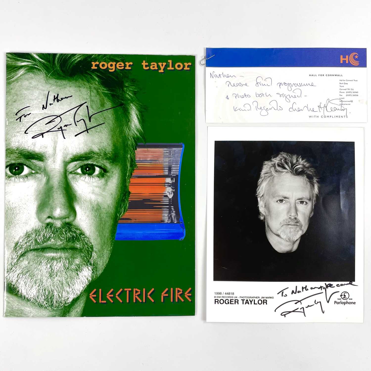 Lot 39 - SIGNED ROGER TAYLOR. 'Electric Fire: