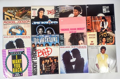 Lot 90 - MICHAEL JACKSON and THE JACKSONS. Sixteen 12" albums and singles.