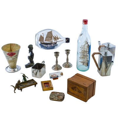 Lot 74 - A model of the sailing boat Ceres, in a Dimple...