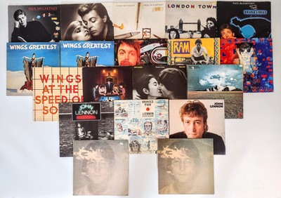 Lot 73 - JOHN LENNON, PAUL McCARTNEY and WINGS. Nineteen 12" vinyl.