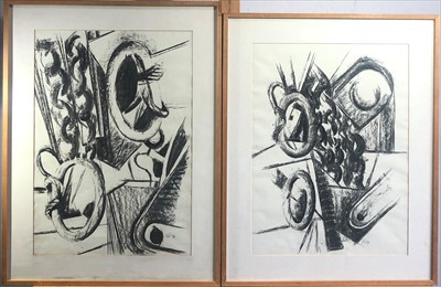 Lot 69 - Peter WARD (b.1936) 'Gweek I' and 'Gweek II'...