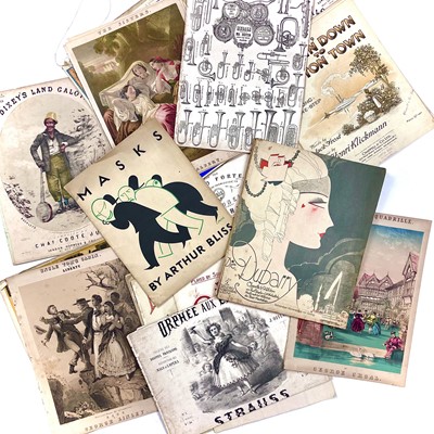 Lot 53 - A collection of Sheet music including.