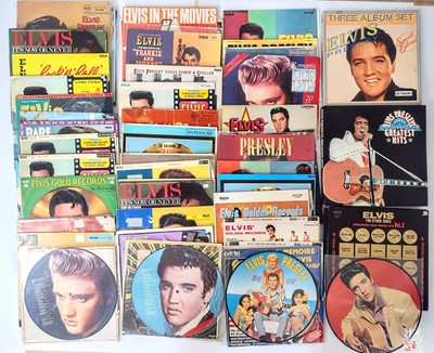 Lot 71 - ELVIS PRESLEY - Forty-seven 12" records together with.