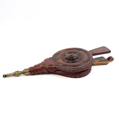 Lot 123 - A pair of Regency rosewood bellows