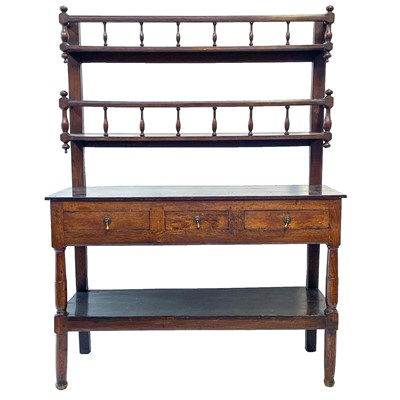 Lot 146 - An oak dresser, with alterations.