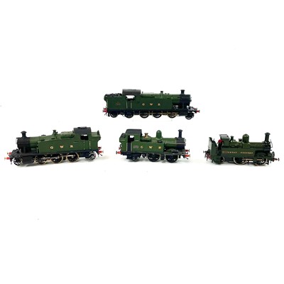 Lot 655 - Whitemetal GWR Interest Tank Engines (x4)
