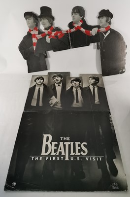 Lot 369 - Two Beatles promotional cardboard advertisements.