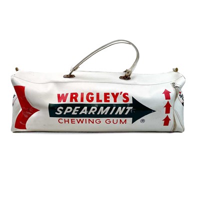 Lot 940 - England Cricket Interest - A Signed Wrigley's Spearmint Sports Holdall Bag by Alan Lamb.