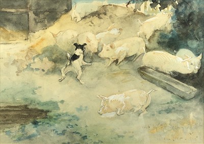 Lot 1274 - John BEER ( c.1860-c.1930 ) Barnacle Pigs...