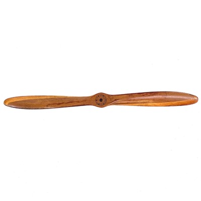 Lot 18 - A 20th century laminated wood propeller.