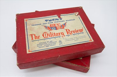Lot 582 - Jigsaws - two boxed Raphael Tuck Military...