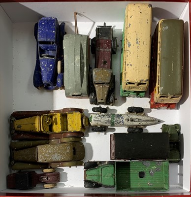Lot 578 - Dinky - Pre-war Dinky toys in mixed condition....
