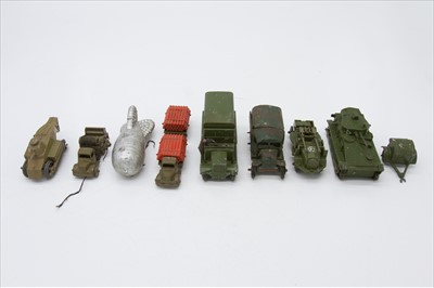 Lot 577 - Dinky and other military vehicles including...