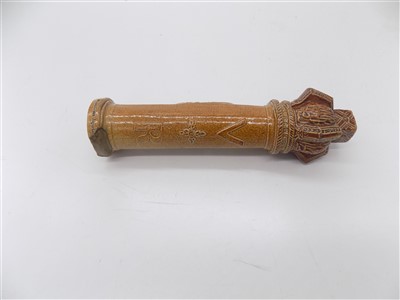 Lot 1357 - A Victorian commemorative saltglaze stoneware...