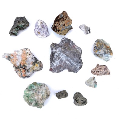 Lot 66 - A group of Cornish mineral specimens from South Crofty.